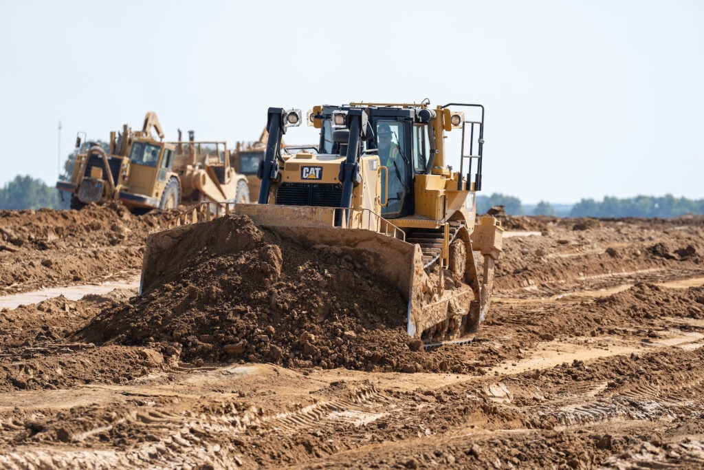 Ford bulldozer preps BlueOval site REL