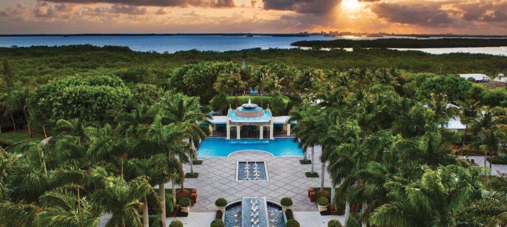 One of four pools at the Hyatt Regency Coconut Point Resort and Spa in Bonita Springs. COURTESY PHOTO