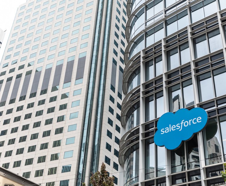 Salesforce in San Francisco, CA (Photo: Jason Doiy/ALM)