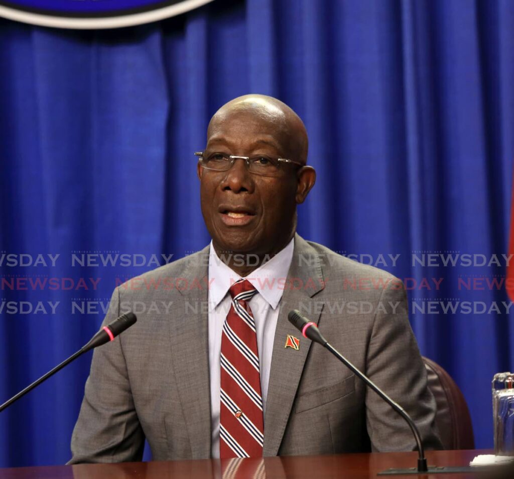 Prime Minister Dr Rowley - SUREASH CHOLAI