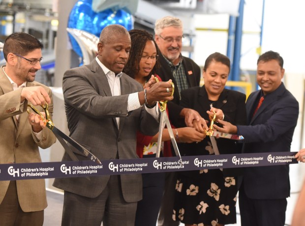 Children's Hospital of Philadelphia cut the ribbon on their new $85 million 175,000 sqft. Services and Logistics Center and warehouse in Milbourne Thursday. (PETE BANNAN-DAILY TIMES)