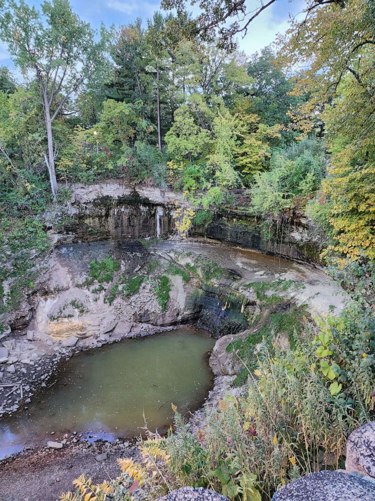 PHOTO: Minnehaha Falls in Minneapolis are shown on Sept. 30, 2022.