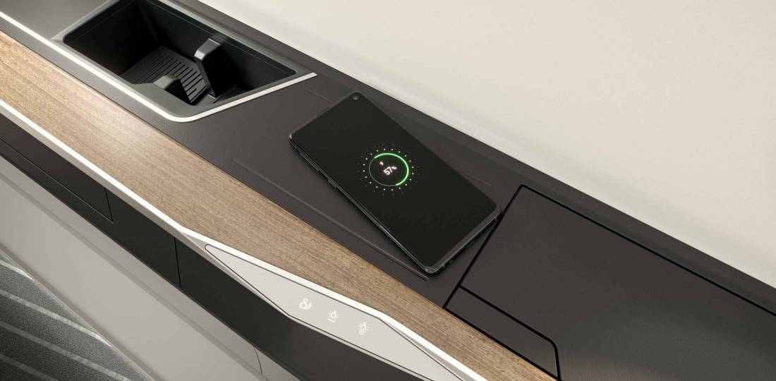 Lufthansa Technik's wireless phone charger