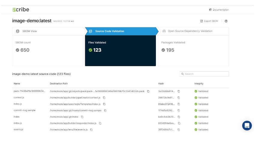 product showcase scribe security
