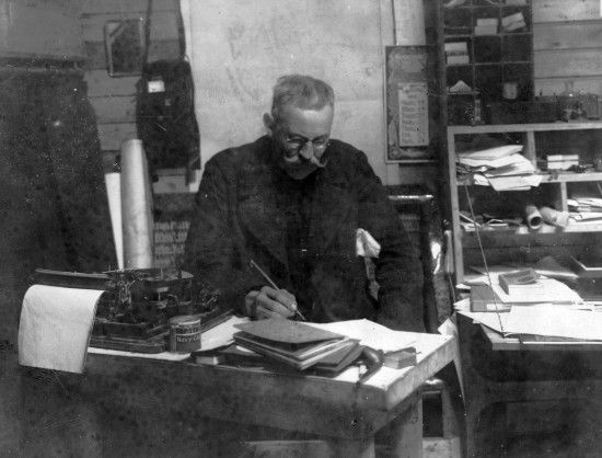 Walter Wellman in Norway. (Photo: airships.net)