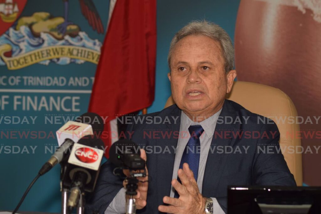 File photo: Finance Minister Colm Imbert.