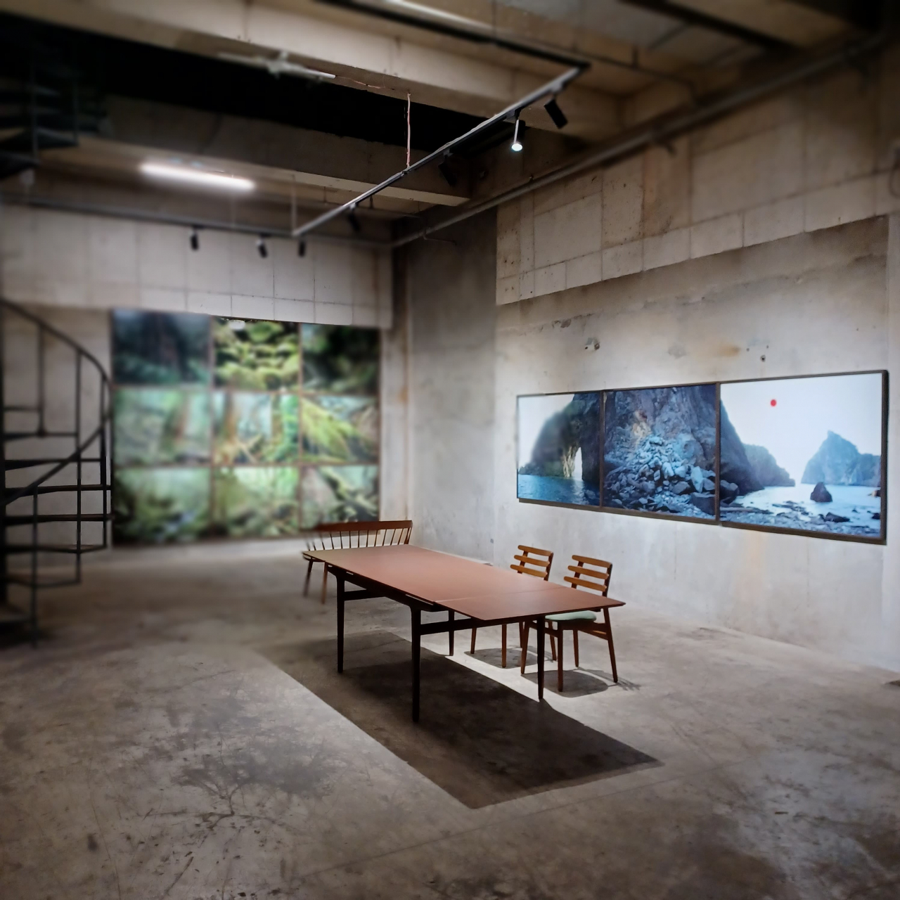 Installation view of 