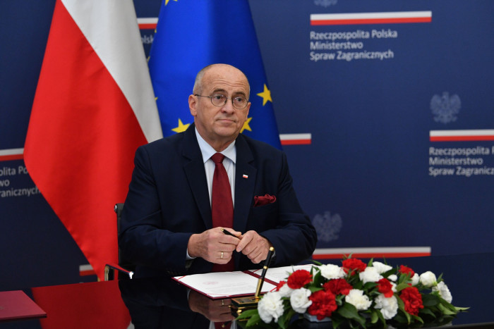Polish Foreign Minister Zbigniew Rau